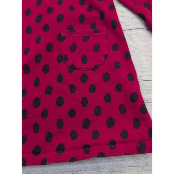 7/8 Mini Boden Polka Dot Sweatshirt Dress - Picture 3 of 6